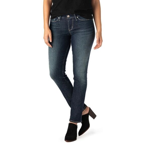 Levi strauss signature womens mid-rise modern slim jeans, 2 - Picture 1 of 10